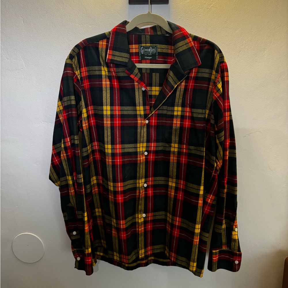 Gitman Bros Plaid Flannel Shirt